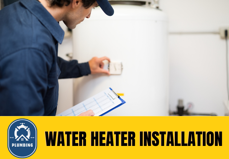 water heater installation Hempstead